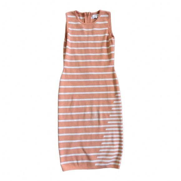 John + Jenn Striped Gia Dress Rent The Runway Size m - Picture 1 of 7